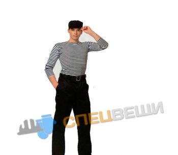 Тельняшка х/б с начесом